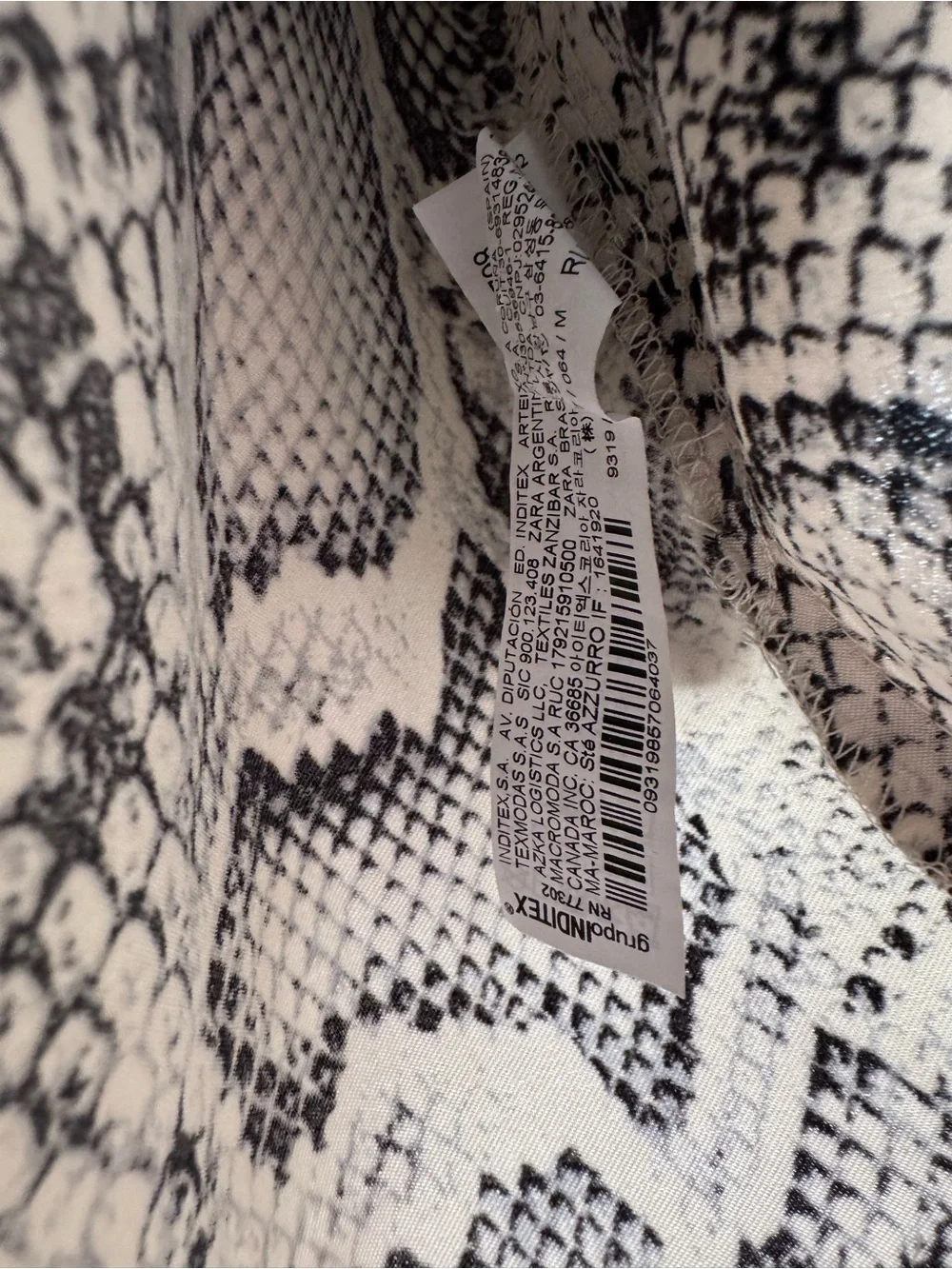 Zara blouse all